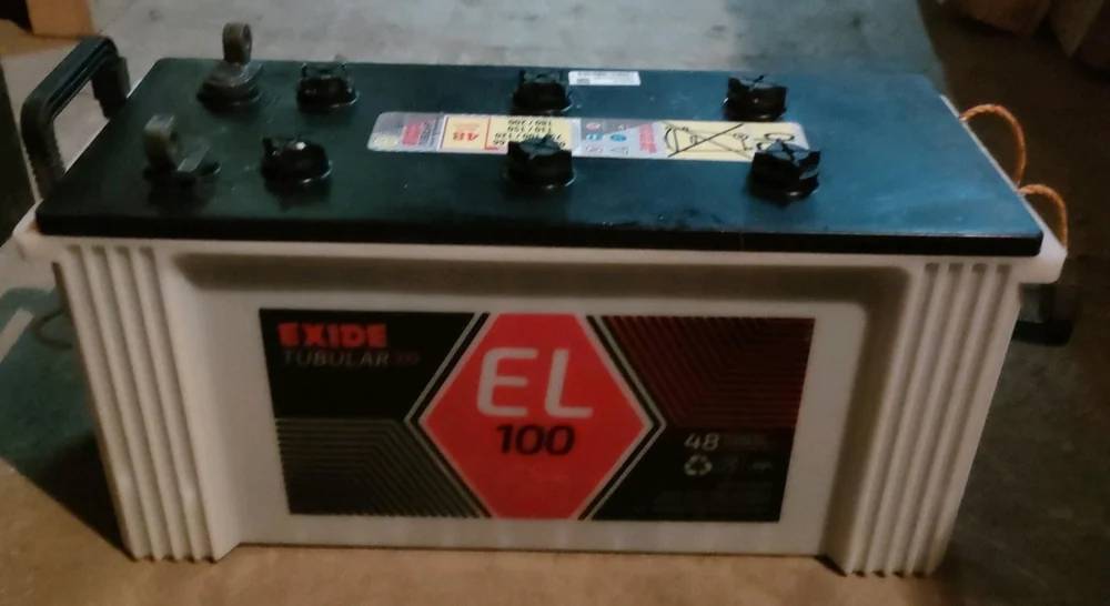 Exide EL100 Tubular Battery