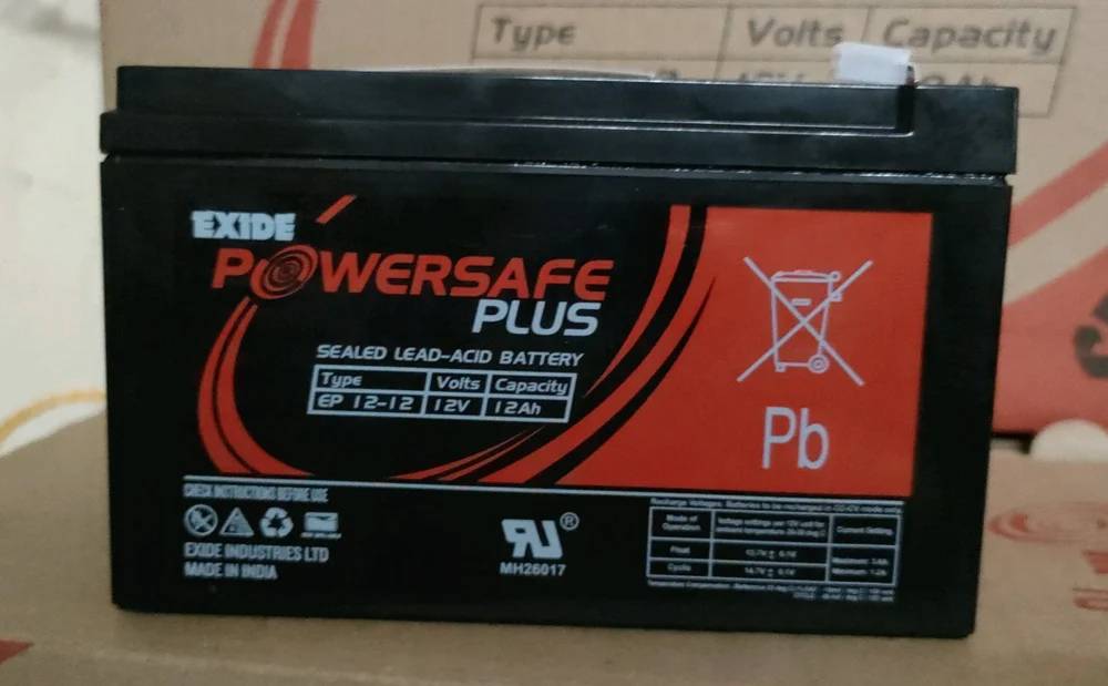 Exide 12 Ah SMF Battery